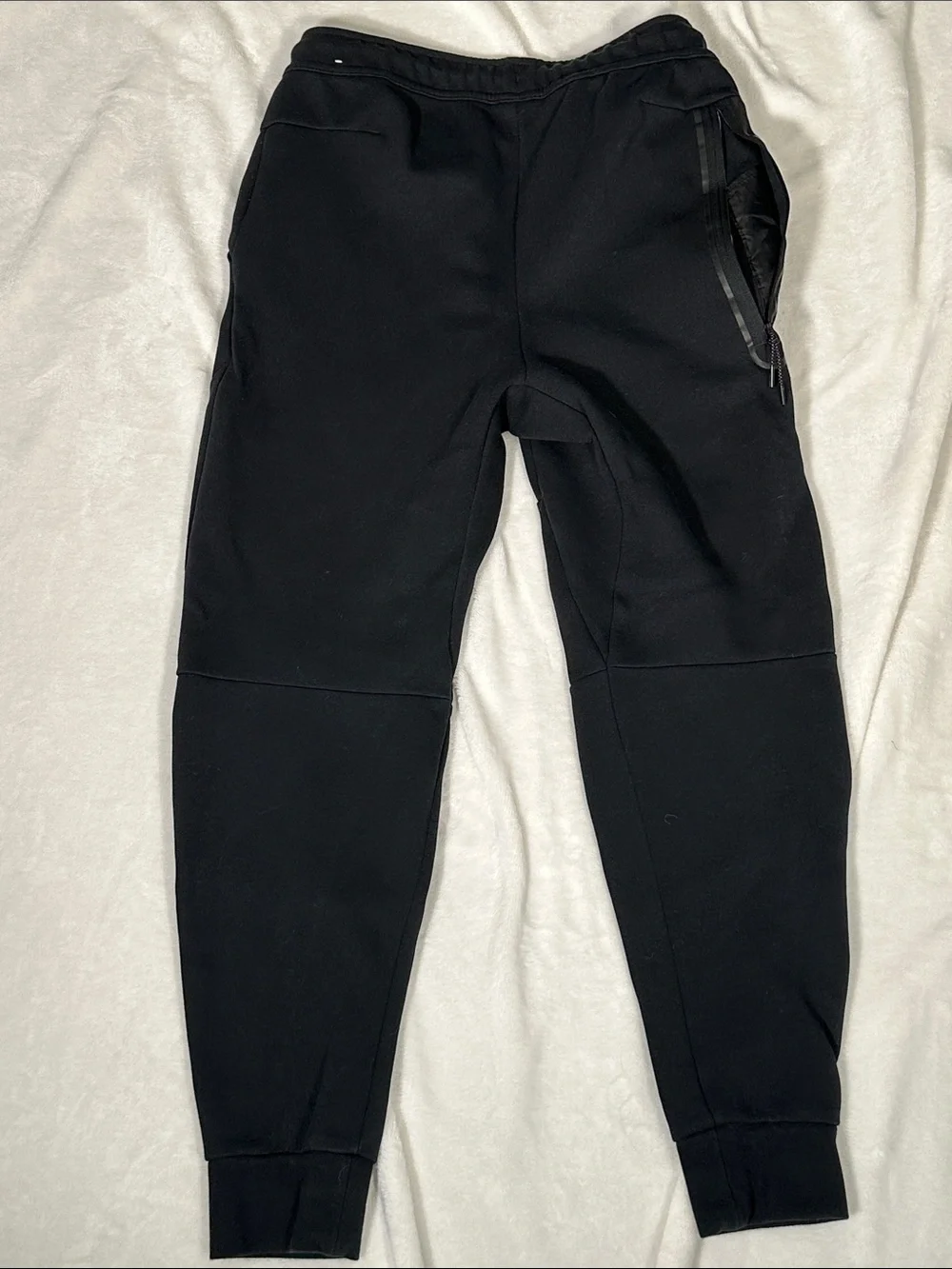 Nike Kids Black Fleece Joggers with Drawstring